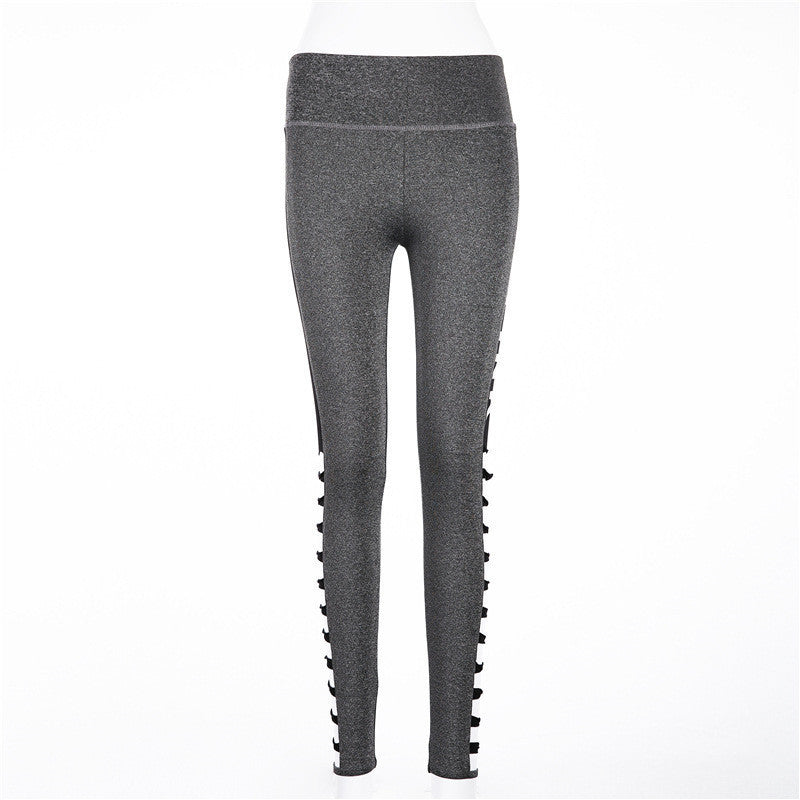 Loom & Soul™ Pantalon de yoga de fitness pour femme – Legging extensible taille haute pour un confort actif