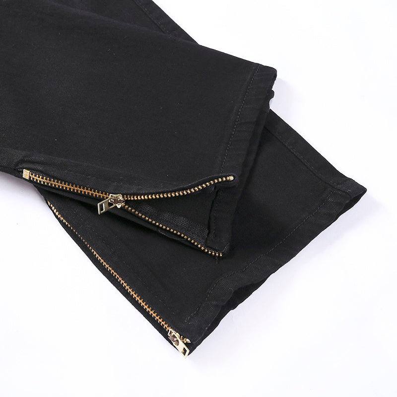 Jean coupe droite classique Loom & Soul™ – Jean décontracté taille haute pour homme