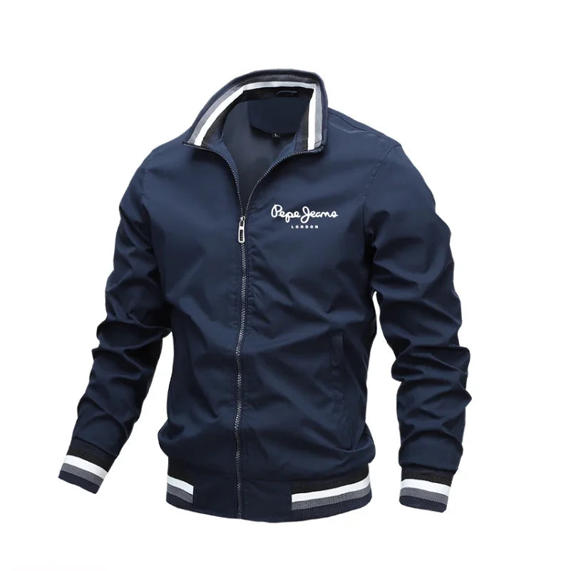 Blouson Aviateur Imperméable Homme Loom & Soul – Coupe-Vent Col Montant