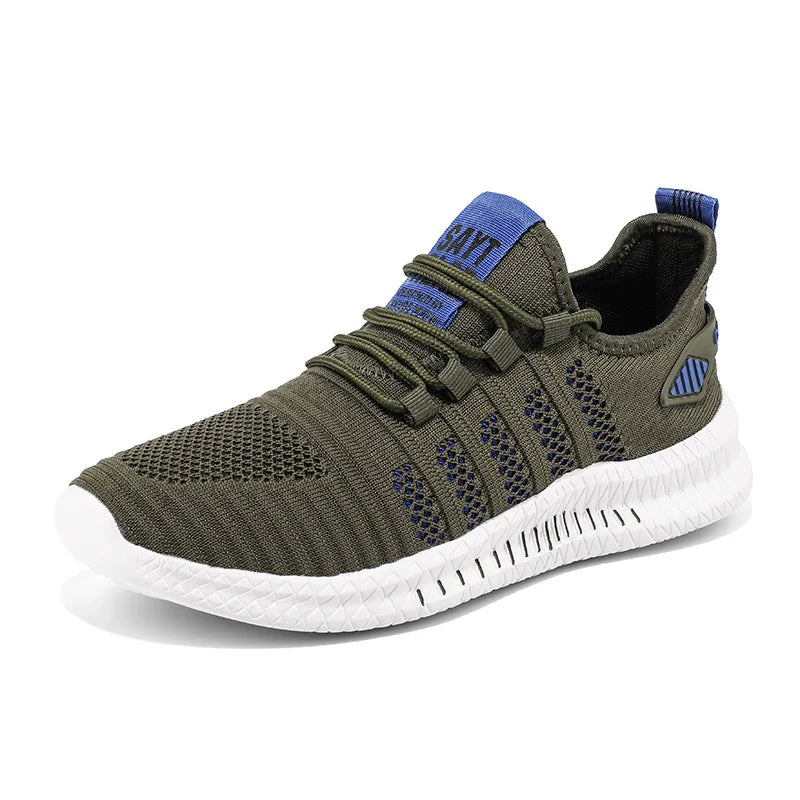 Men’s Flyknit Sneakers – Lightweight Breathable Casual Walking Shoes