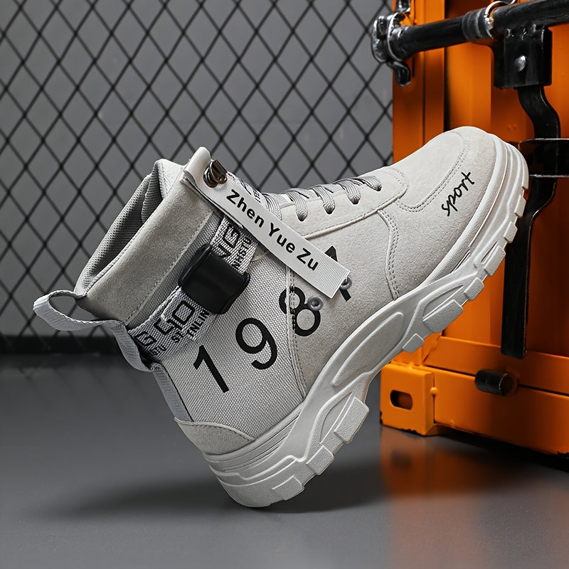 Chaussures de randonnée élégantes pour hommes – Bottes de cheville d'extérieur durables et antidérapantes