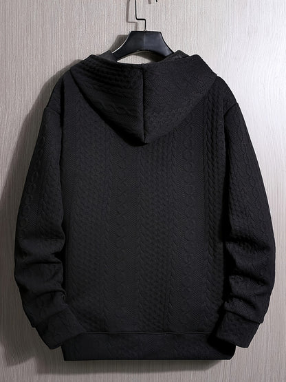 Men’s Sports Hoodie – Solid Color Long Sleeve 280gsm Activewear