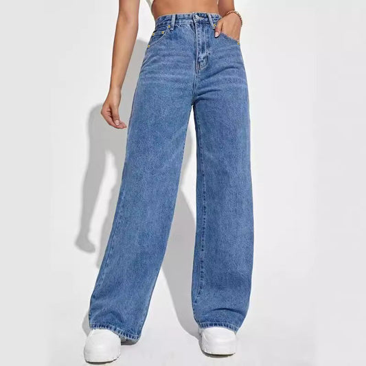 Loom & Soul™ Classic Mid-Waist Jeans – Women’s Slim Fit Denim Pants