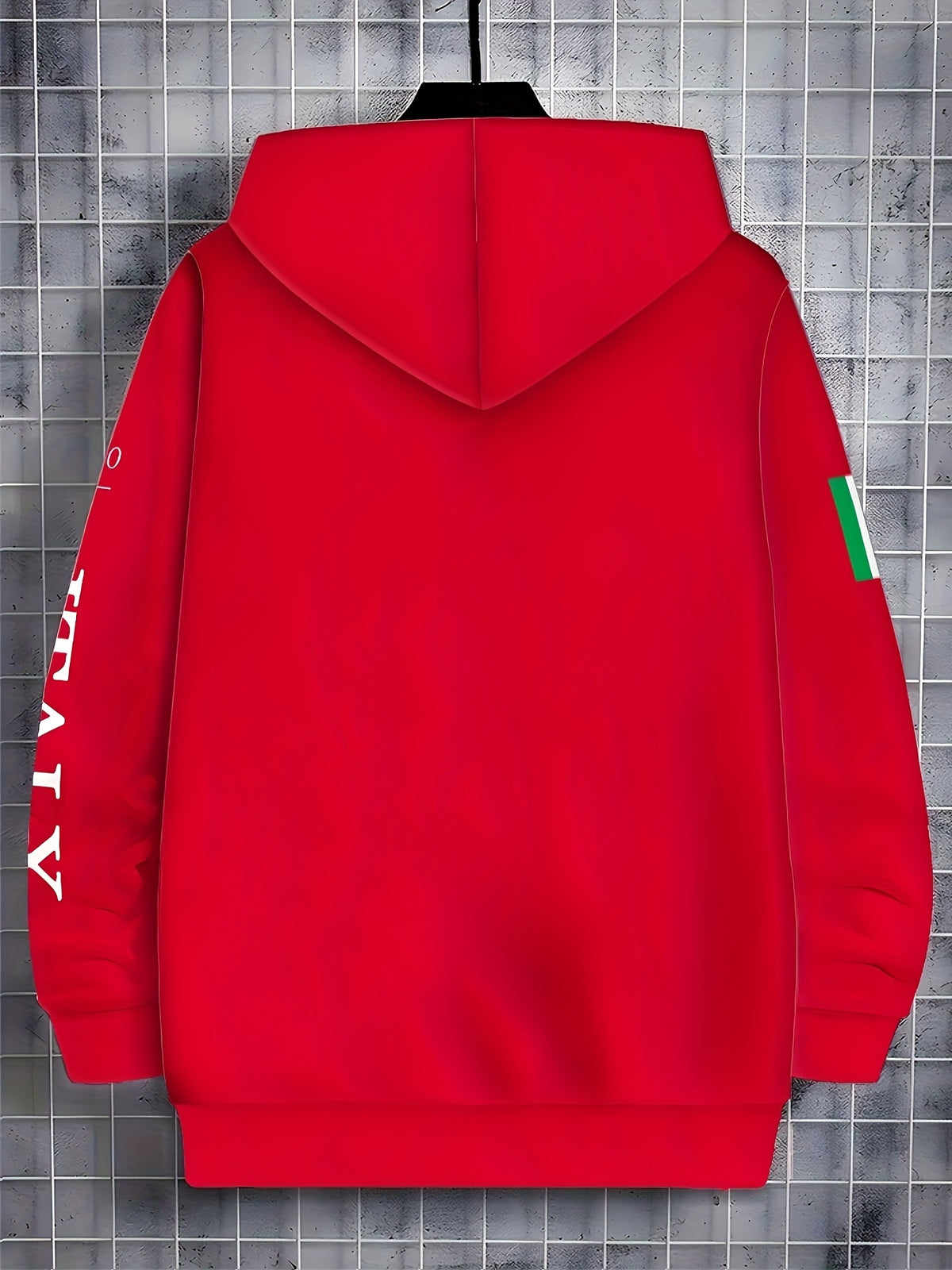 Loom & Soul Men’s Italian Stripe Zip Hoodie – Lightweight Fall Sweatshirt