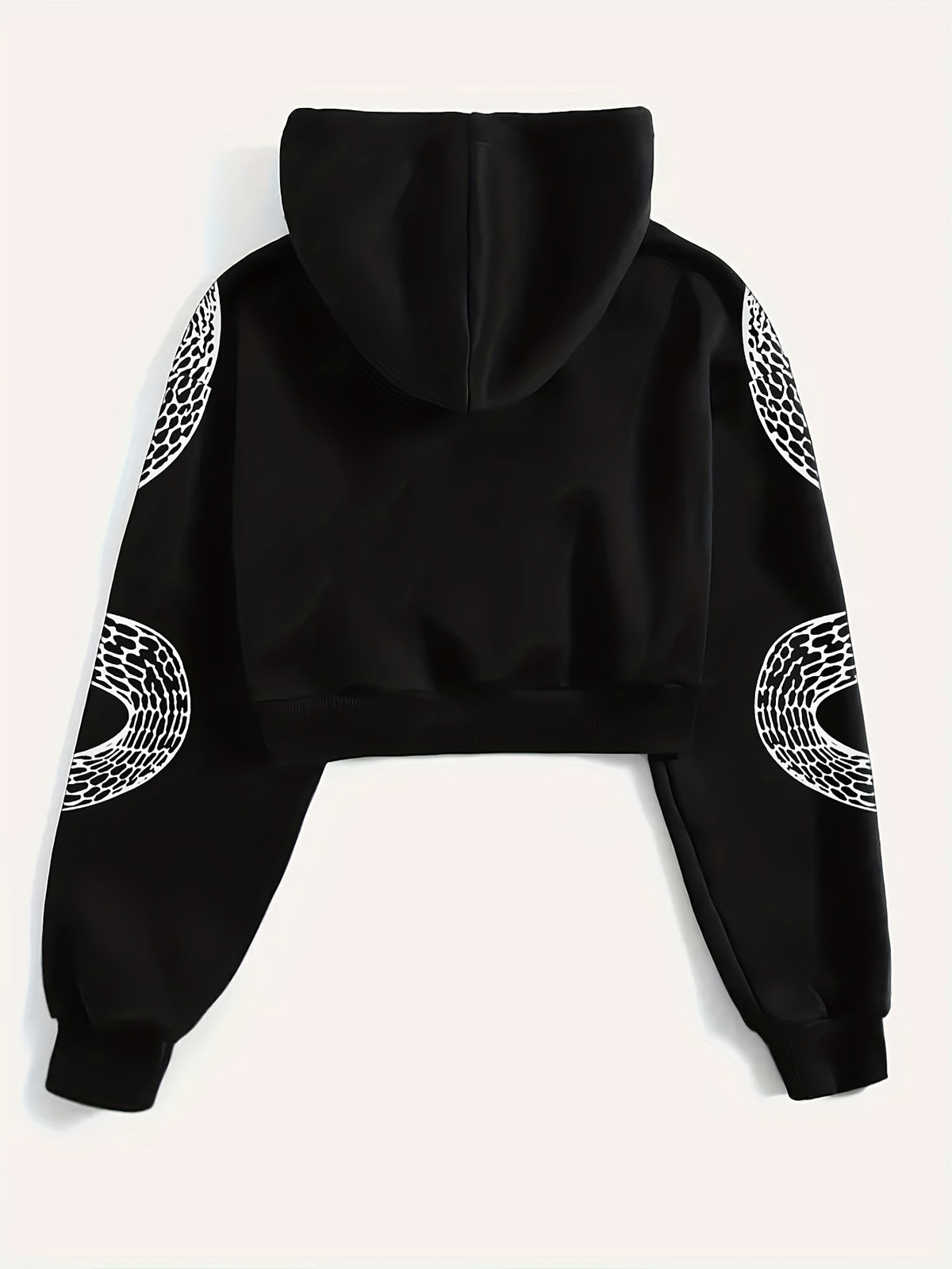 Sweat à Capuche Rouge Femme – Imprimé Phénix & Papillon Style Urbain