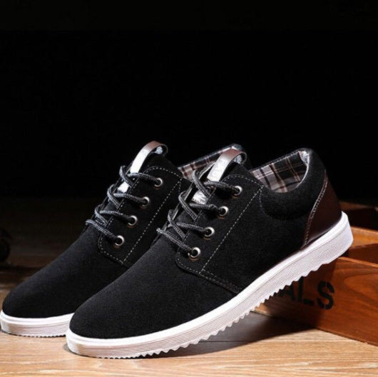 Loom & Soul Men’s Winter Casual Cotton Shoes – British Style Comfort