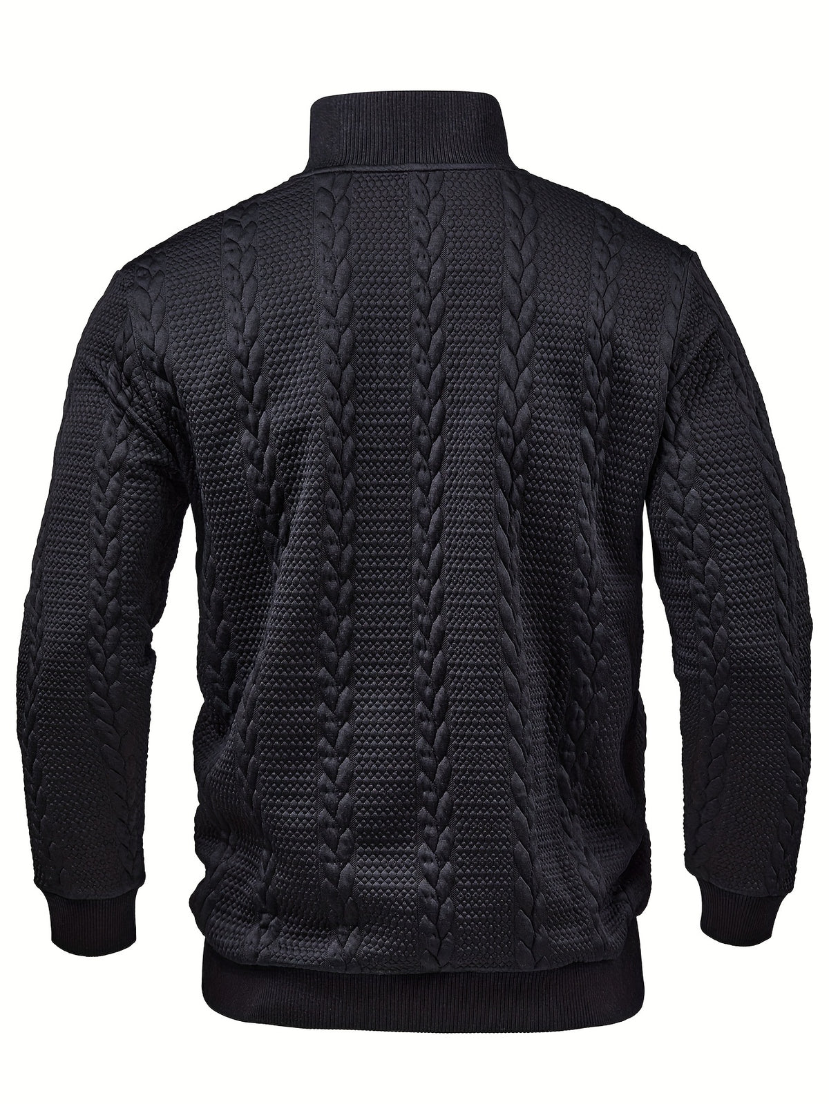 Chemise Henley décontractée pour homme – Haut boutonné à manches longues en tissu extensible doux