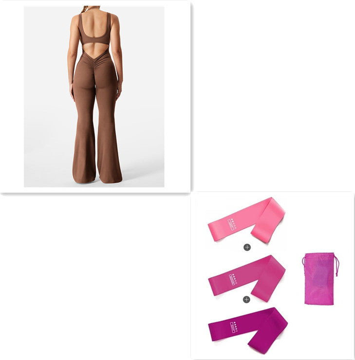 Women’s Slim Fit Backless Yoga Jumpsuit – Sculpting Activewear