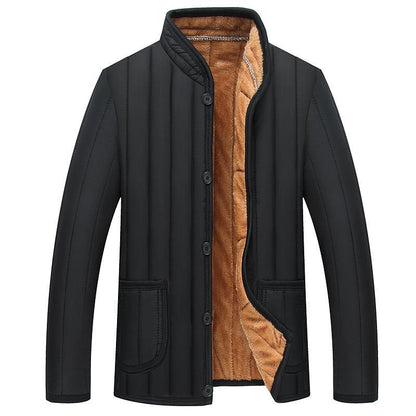 Loom & Soul Men’s Winter Jacket – Warm Thick Polyester Padded Coat