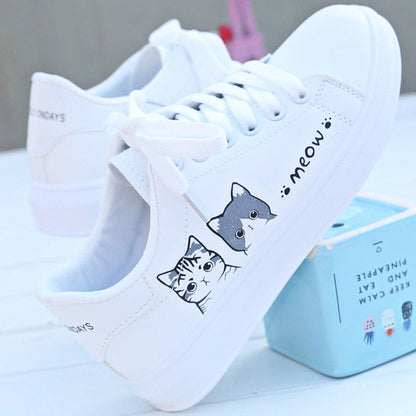 Baskets décontractées Loom & Soul™ pour enfants – Chaussures plates en cuir pour filles avec talon compensé de 3 cm et semelle en caoutchouc antidérapante
