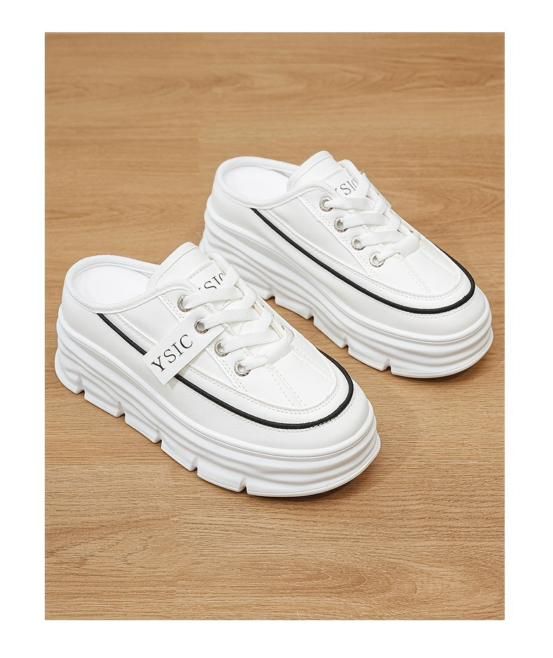 Chaussures plates décontractées d'été – Sandales quotidiennes confortables à lacets