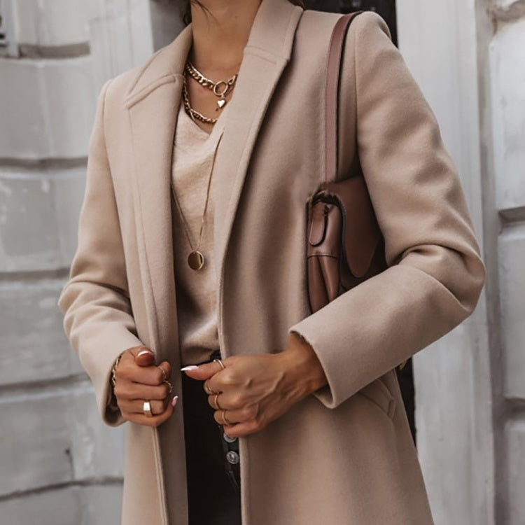 Loom & Soul™ Women’s Oversized Korean Bomber Jacket – Warm Lapel Collar Winter Coat for Effortless Street Style