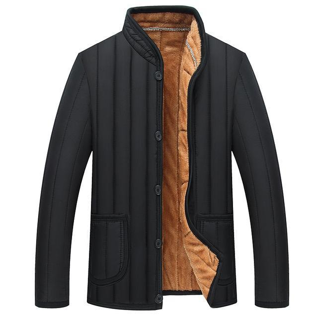 Loom & Soul Men’s Winter Jacket – Warm Thick Polyester Padded Coat