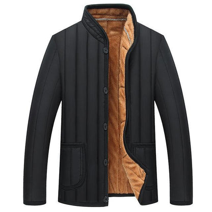 Loom & Soul Men’s Winter Jacket – Warm Thick Polyester Padded Coat