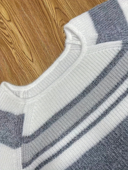 Pull douillet color-block pour femme – Molleton doux pour l'automne/hiver
