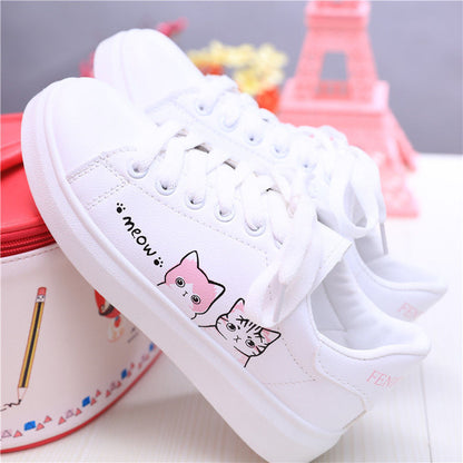 Baskets décontractées Loom & Soul™ pour enfants – Chaussures plates en cuir pour filles avec talon compensé de 3 cm et semelle en caoutchouc antidérapante