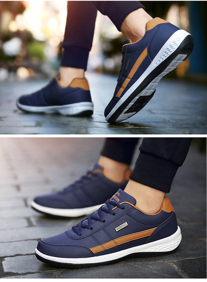 Baskets décontractées italiennes Loom & Soul pour hommes – Chaussures vulcanisées respirantes et antidérapantes pour un confort au quotidien