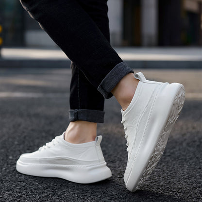 Loom & Soul Men’s High-Top Board Shoes – Korean Street Casual Sneakers