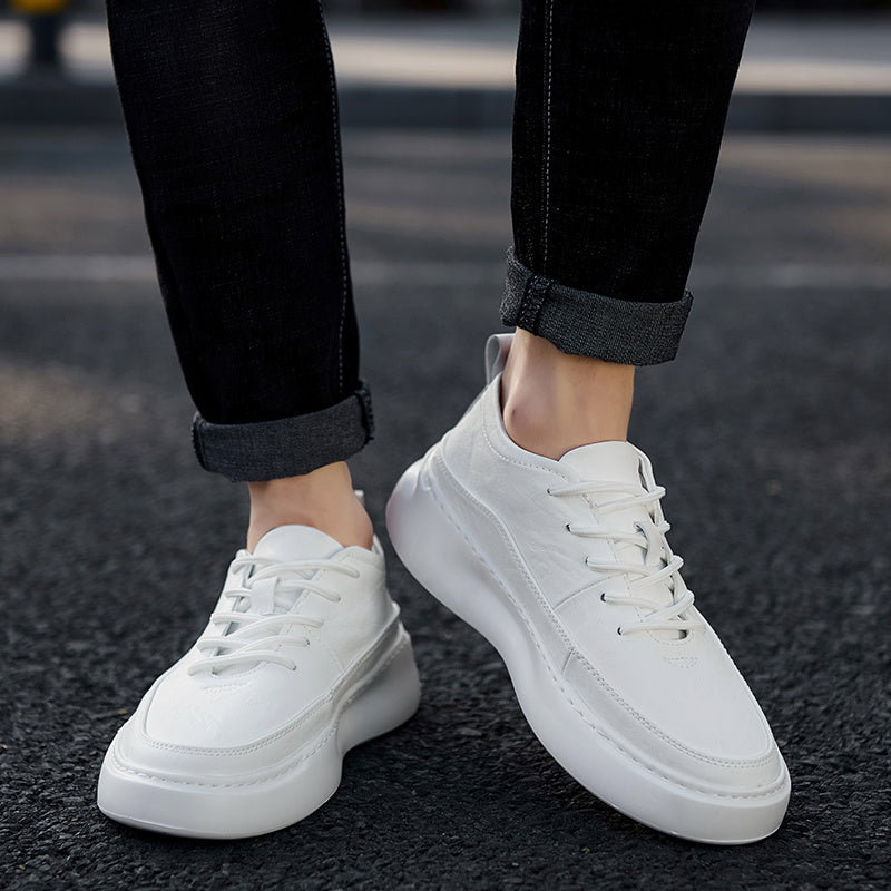 Loom & Soul Men’s High-Top Board Shoes – Korean Street Casual Sneakers