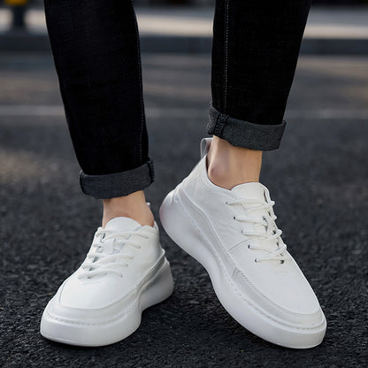 Loom & Soul Men’s High-Top Board Shoes – Korean Street Casual Sneakers