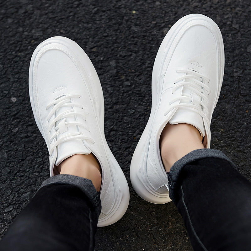 Loom & Soul Men’s High-Top Board Shoes – Korean Street Casual Sneakers
