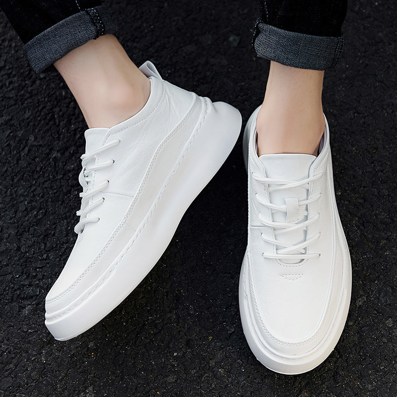 Loom & Soul Men’s High-Top Board Shoes – Korean Street Casual Sneakers