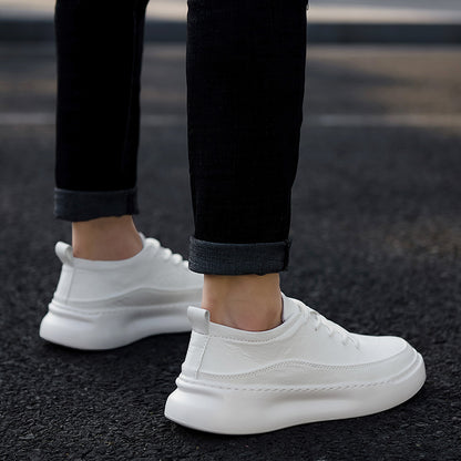 Loom & Soul Men’s High-Top Board Shoes – Korean Street Casual Sneakers