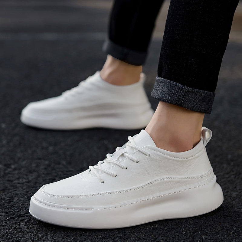 Loom & Soul Men’s High-Top Board Shoes – Korean Street Casual Sneakers