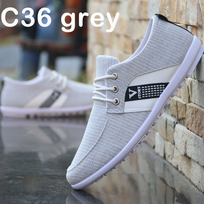 Mocassins en toile à semelle souple Loom & Soul™ pour hommes – Chaussures décontractées légères style vieil Pékin pour un confort quotidien