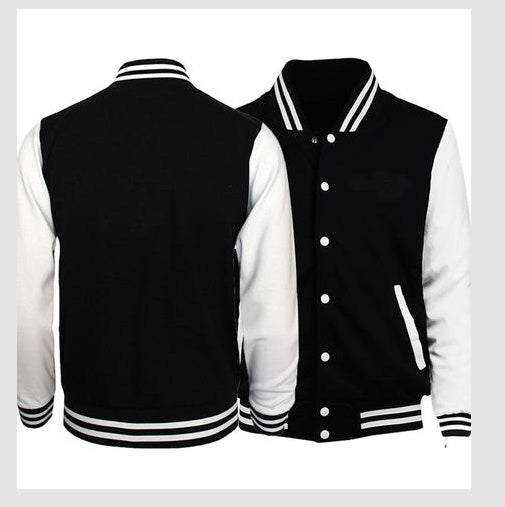 Loom & Soul Men’s Baseball Jacket – Classic Varsity Zip-Up Streetwear Outerwear
