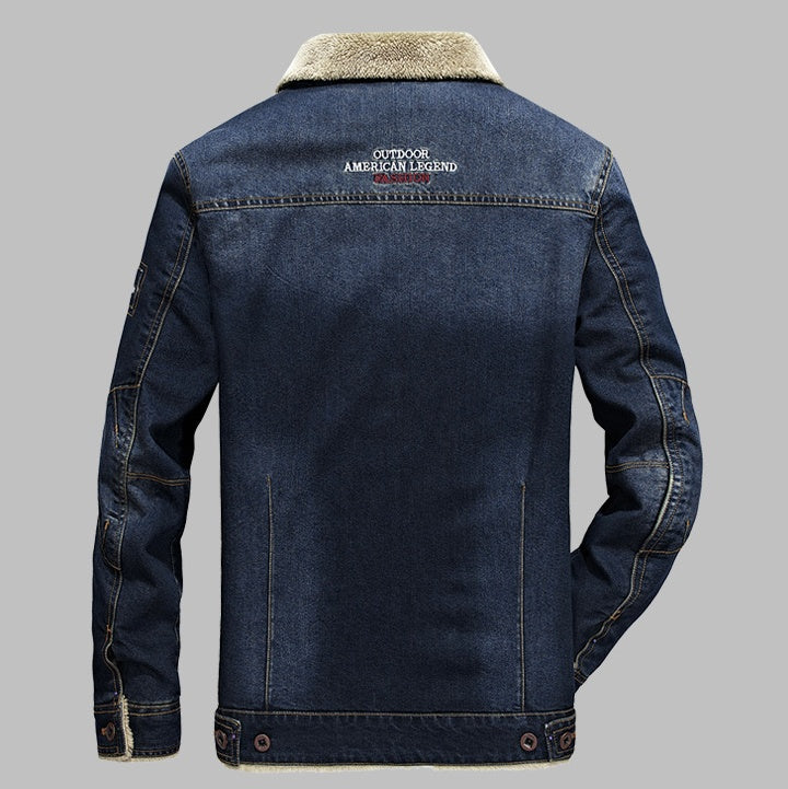 Loom & Soul Men’s 100% Cotton Coat – Classic Warm Lined Jacket for Autumn & Winter | Timeless Casual Outerwear