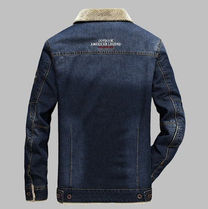 Loom & Soul Men’s 100% Cotton Coat – Classic Warm Lined Jacket for Autumn & Winter | Timeless Casual Outerwear