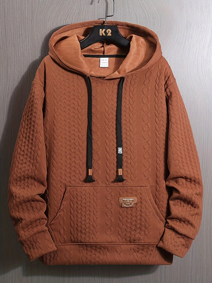 Men’s Sports Hoodie – Solid Color Long Sleeve 280gsm Activewear