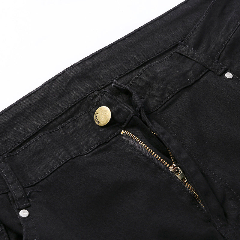 Jean coupe droite classique Loom & Soul™ – Jean décontracté taille haute pour homme