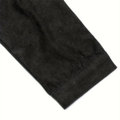Veste boutonnée en velours côtelé pour femme – Vêtement d'extérieur léger et décontracté