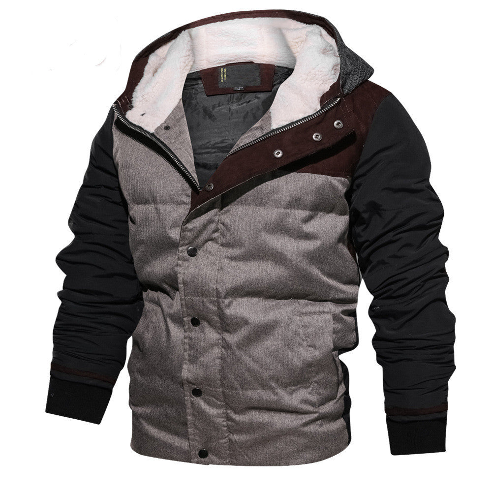 Cardigan zippé d'hiver 3D Loom & Soul pour homme – Manteau épais