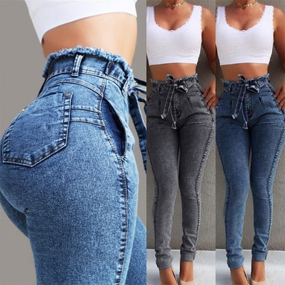 Loom & Soul™ Fringed Hem Jeans – Women’s Straight-Leg Denim Pants