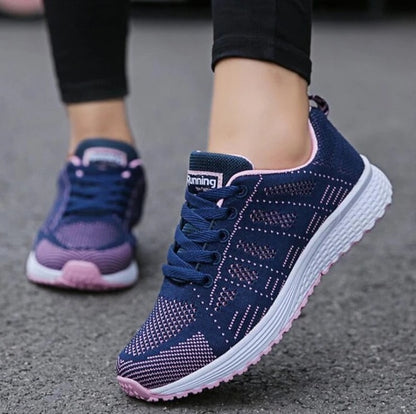 Baskets de sport en maille Loom & Soul™ pour femme – Chaussures de course légères et respirantes avec talon compensé confortable