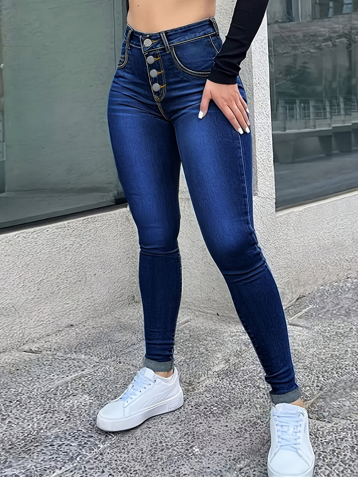 Pantalon de yoga imprimé coupe ajustée – Extensible et non transparent
