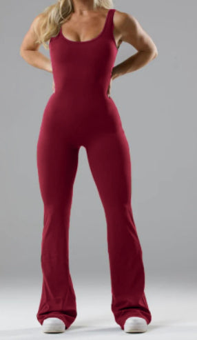 Women’s Slim Fit Backless Yoga Jumpsuit – Sculpting Activewear