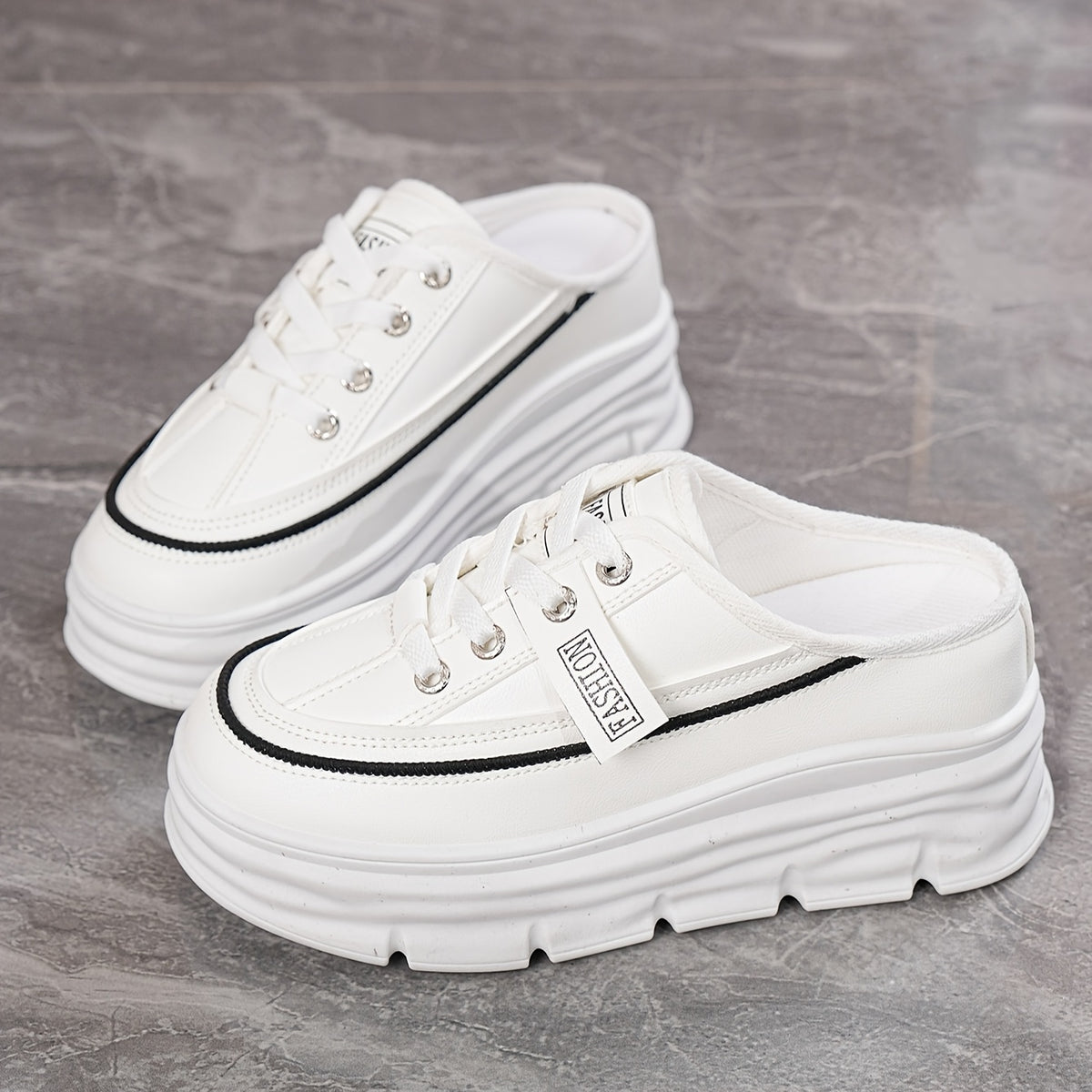 Chaussures plates décontractées d'été – Sandales quotidiennes confortables à lacets