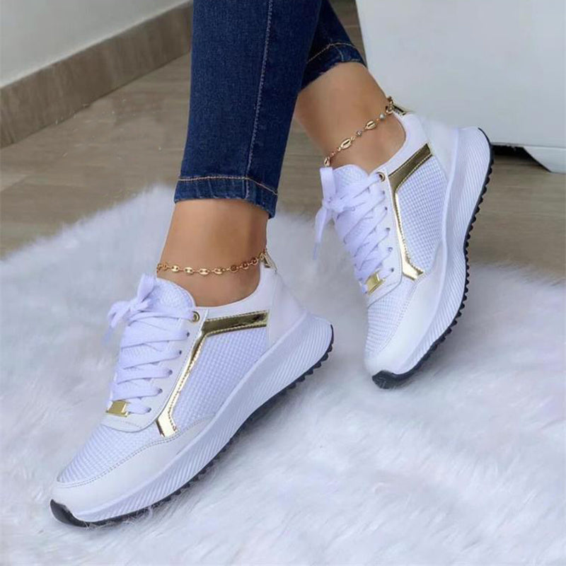 Baskets de sport à lacets Loom & Soul™ pour femme – Chaussures décontractées en maille respirante pour le confort et le style au quotidien