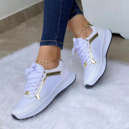 Baskets de sport à lacets Loom & Soul™ pour femme – Chaussures décontractées en maille respirante pour le confort et le style au quotidien