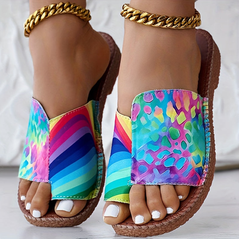 Zebra Leopard Print Flip Flops – Bold Pattern Toe Post Sandals