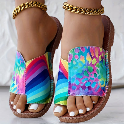 Zebra Leopard Print Flip Flops – Bold Pattern Toe Post Sandals
