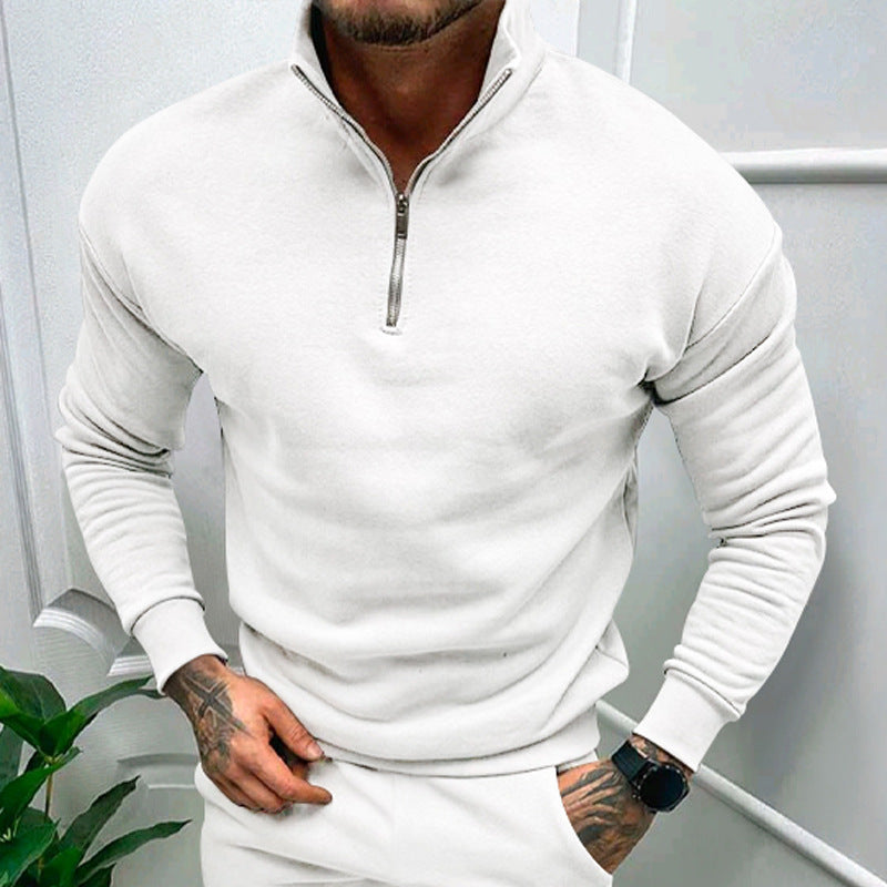Loom & Soul™ Sweat-shirt uni – Haut décontracté à manches longues pour le confort et le style au quotidien