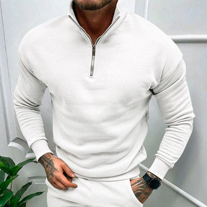 Loom & Soul™ Sweat-shirt uni – Haut décontracté à manches longues pour le confort et le style au quotidien