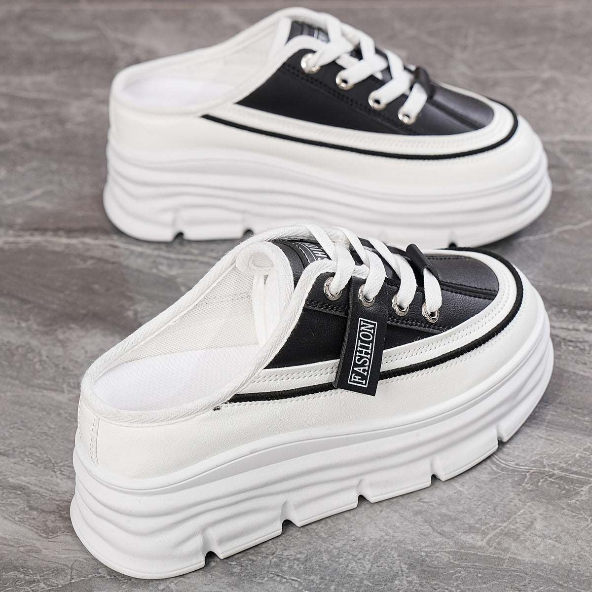 Chaussures plates décontractées d'été – Sandales quotidiennes confortables à lacets