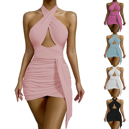 Robe de soirée moulante sexy – Robe de club élégante et ajustée pour femme
