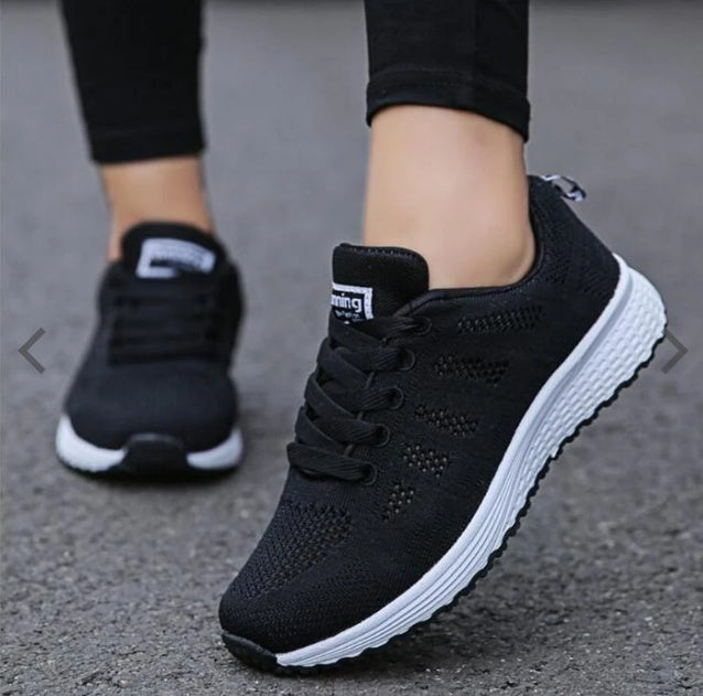 Baskets de sport en maille Loom & Soul™ pour femme – Chaussures de course légères et respirantes avec talon compensé confortable